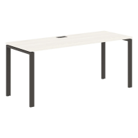 Стол прямой EUST 1767 Ясень Траун/Мокко 1760х670х750 EDIS