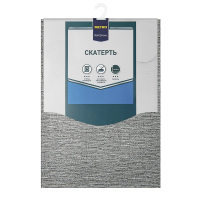 METRO PROFESSIONAL Скатерть однотонная ПВХ серая, 160 х 200см