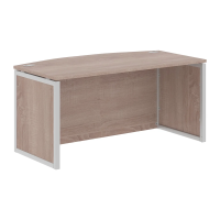 Стол руководителя XQPET 169H Дуб Сонома/Алюминий 1600х867х750 XTEN-QP