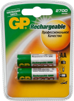 Аккумулятор Gp AA, 2700mAh, 2шт/уп