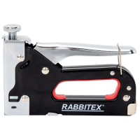 Степлер мебельный стальной регулируемый, тип скобы 53, высота скоб 4-14 мм, 200 скоб 8 мм в комплект