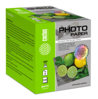 Фотобумага для струйных принтеров Cactus CS-MA6200500 А6, 500 листов, 200 г/м2, белая, матовая