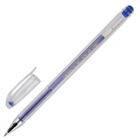 Ручка гелевая Crown Hi-Jell синяя, 0.5мм
