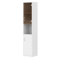 Шкаф-колонка высокий Skyland Imago СУ-1.4, правый, белый, 403х365х1975мм