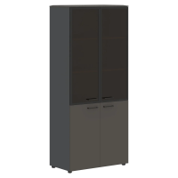 Шкаф комбинированный JHC 85.7 Орех Мокко/Антрацит 856х452х1949 JAY