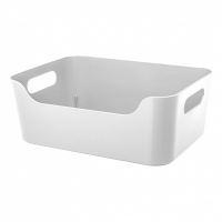 Корзина универсальная Эконова Scandi белая 3.1л, 24 х 17 х 9см