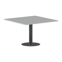 Конференц стол ПРГ-6 Металлик/Антрацит 1200х1200х750