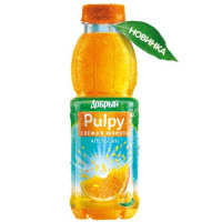 Сокосодержащий напиток Pulpy апельсин с мякотью 900мл
