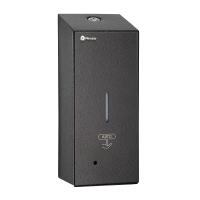 Диспенсер для мыла наливной Merida Stella R 1.1л, черный, сенсорный, DSC115.R