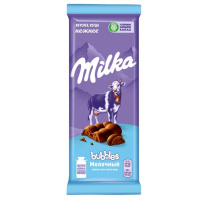 Шоколад Milka Bubbles молочный, пористый, 76г