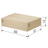 Упаковочная коробка Т22 профиль В 12х50х37см, гофрокартон