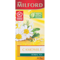 Чай Milford Camomile, травяной, 20 пакетиков