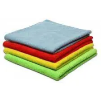 Салфетка хозяйственная универсал 30х30см, зеленая, микрофибра