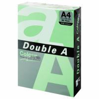 Цветная бумага для принтера Double A пастель зеленая, А4, 500 листов, 80 г/м2