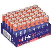 Батарейка Eleven AAA LR03, алкалиновая, 40шт/уп