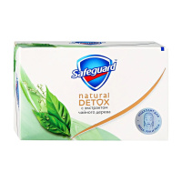 Мыло туалетное Safeguard 'Natural Detox', с экстрактом чайного дерева, 110г