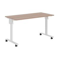 Стол складной CST 1365 Ясень Шимо/Белый 1350х650х750 IMAGO MOBILE LITE