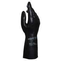 Перчатки защитные Mapa Technic/UltraNeo 420 р.M, черные, латекс-неопрон, хлопчатобумажное напыление
