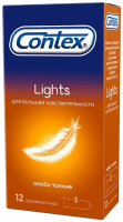 Презервативы Contex Lights особо тонкие, 12шт