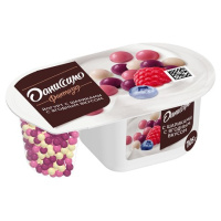 Йогурт Даниссимо Фантазия шарики с ягодами, 6.9%, 105г