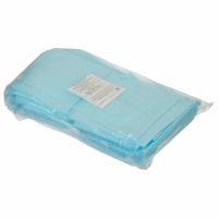 Простыни в пачке одноразовые Гекса нестерильные 70х80см, 25г/м2, 40шт, голубые, спанбонд, в сложении