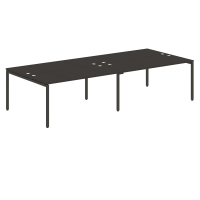 Стол 4-х местный XWST 3214 Дуб Юкон Модерн/Антрацит 3206х1406х750 XTEN-S