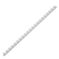 Пружины для переплета пластиковые Fellowes белые, на 2-30 листов, 6мм, 100шт, кольцо, FS-53450