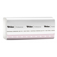 Бумажные полотенца Veiro Professional Lite Z32-200 белые, 2 слоя, 200шт.