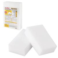 Губка-ластик МЕЛАМИНОВАЯ для удаления пятен, для чистки кухни, уборки, обуви, 10х7х3 см, КОМПЛЕКТ 20