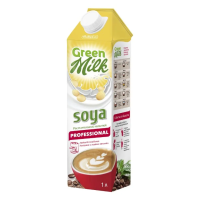 Напиток растительный Green Milk Soya Professional соевый 1%, 1л