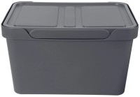 Ящик универсальный с крышкой Эконова Luxe 18л, 38 х 27.3 х 22см