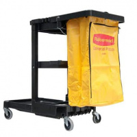 Тележка уборочная Rubbermaid Janitor Cart 2000, FG617388BLA