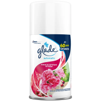 Сменный баллон для освежителя воздуха Glade Automatic, 269мл Glade Automatic пион и сочные ягоды, 269мл