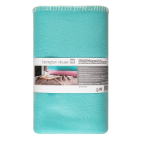 Tarrington House Плед флисовый бирюзовый, 130 х 170см