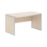 Стол эргономичный XQPCT 149(L) Бук Тиара/Алюминий 1400х900х750 XTEN-QP