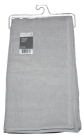 Tarrington House Полотенце серое велюр 320 г/м2, 90 х 150см