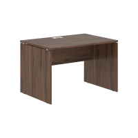 Стол прямой EDST 1180 Дуб Денвер тёмный/Белый 1160х800х750 EDIS