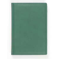 Ежедневник недатированный Attache Вива зеленый, А5, 176 листов, искусственная кожа