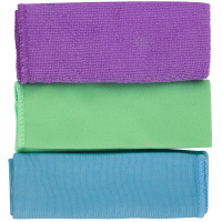 Салфетка хозяйственная Officeclean 30х30см, ассорти, микрофибра, 3шт/уп