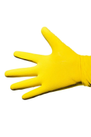 Перчатки: резиновые латексные MITRA XL с хлопковым напылением (пар)