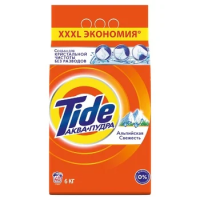 Стиральный порошок Tide Аква-Пудра 6кг, альпийская свежесть, автомат