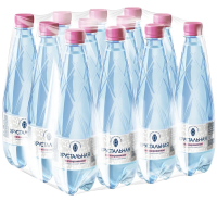 Вода питьевая Хрустальная негазированная, 500мл x 12 шт, ПЭТ