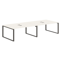 Стол 4-х местный EQWST 3513 Ясень Траун/Мокко 3526х1346х750 EDIS