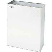 Мусорное ведро Nofer нерж.сталь 23л, белое, настенное, 14077.W