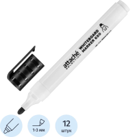 Маркер для белых досок 650, толщина линии 1-3 мм, круглый наконечник,черный