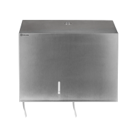 Диспенсер для туалетной бумаги в рулонах Merida Stella R BSM202.R, матовый, металлический, Дуо