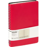 Ежедневник недатированный A5 TINTORETTO красный, 136л 3-608/06