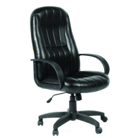 Кресло руководителя Chairman 685 иск. кожа, черная, крестовина пластик