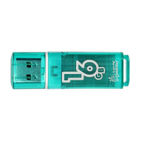 USB флешка Smart Buy Glossy 16Gb, 16/8 мб/с, зеленый