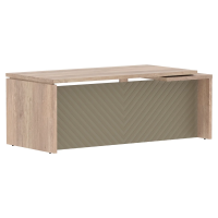 Стол руководителя TLCT 209(L) Дуб Каньон Z/Капучино 2000х900х750 TORR LUX